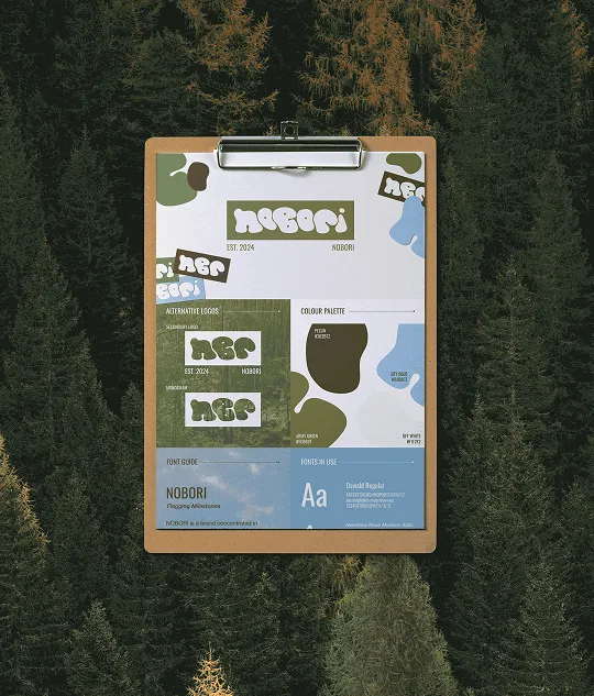 Nobori office brand mockup