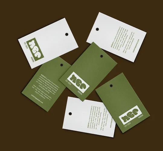 Nobori hang tag mockup