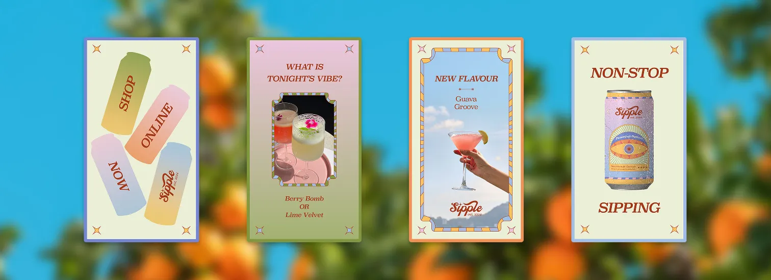 Sipple Instagram story mockup